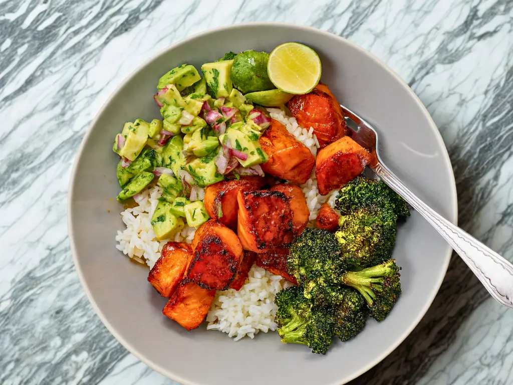 Smoky Salmon Grain Bowl