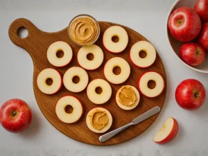 Apple Peanut Butter Donuts
