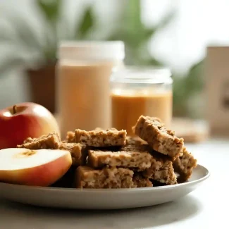 Healthy Snacks A healthy plate consisting of balanced diet of carbs and proteins and essential shown as ideal snacks